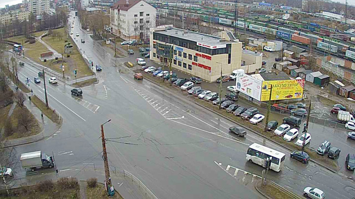 Онлайн веб-камера на перекрёстке Первомайский - Мелентьевой